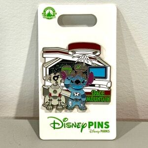 Disney Pins Stitch Space Mountain park trading pin